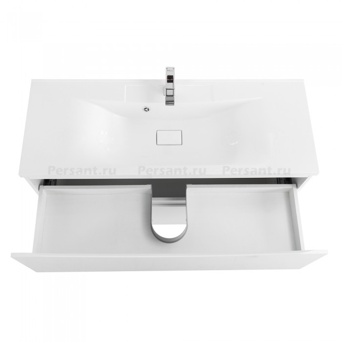 Тумба под раковину BelBagno Marino 100 MARINO-1000-2C-PIA-BL-P напольная Bianco Lucido