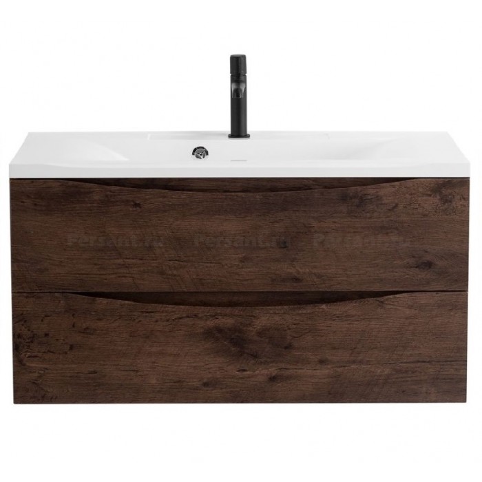 Тумба под раковину BelBagno Marino 100 MARINO-1000-2C-SO-RW-P подвесная Rovere Moro