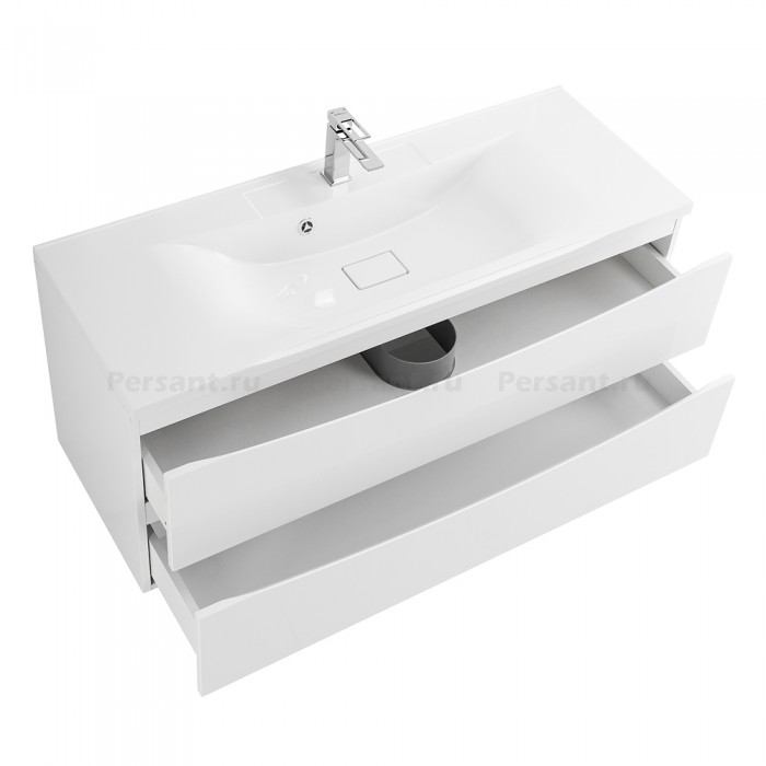Тумба под раковину BelBagno Marino 120 MARINO-1200-2C-SO-BL-P подвесная Bianco Lucido