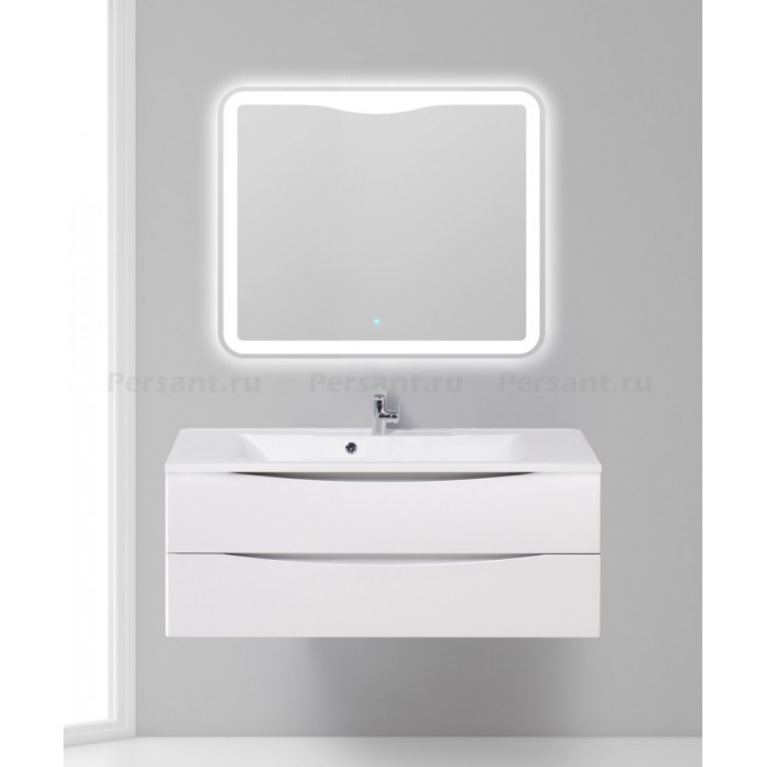 Тумба под раковину BelBagno Marino 120 MARINO-1200-2C-SO-BL-P подвесная Bianco Lucido