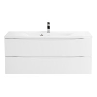 Тумба под раковину BelBagno Marino 120 MARINO-1200-2C-SO-BL-P подвесная Bianco Lucido