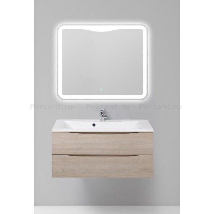Тумба под раковину BelBagno Marino 110 MARINO-1100-2C-SO-RG-P подвесная Rovere Grigio