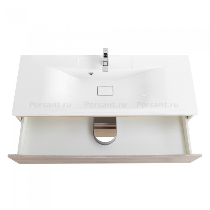 Тумба под раковину BelBagno Marino 110 MARINO-1100-2C-SO-RG-P подвесная Rovere Grigio