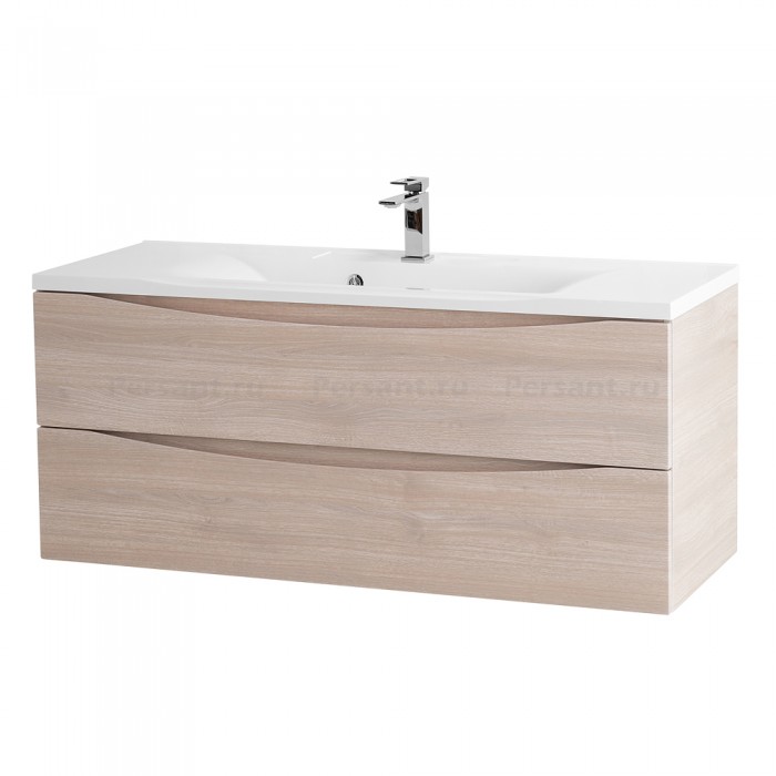 Тумба под раковину BelBagno Marino 110 MARINO-1100-2C-SO-RG-P подвесная Rovere Grigio