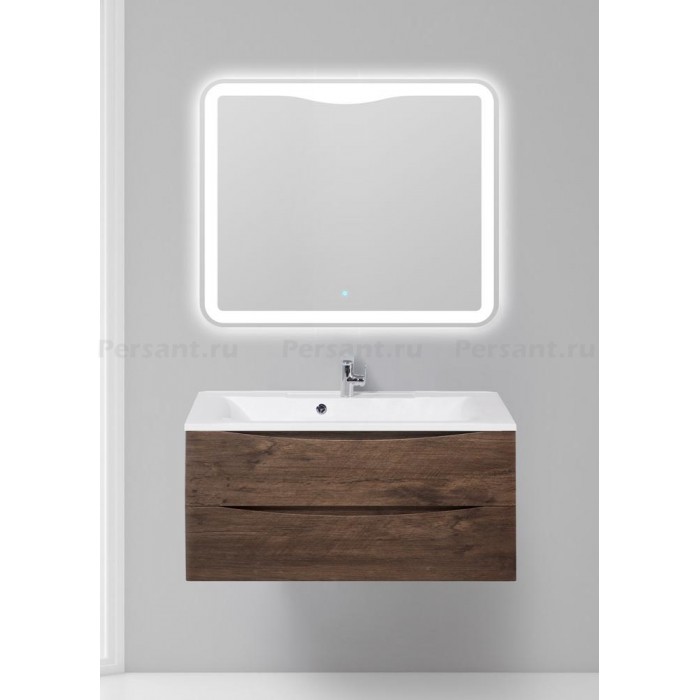 Тумба под раковину BelBagno Marino 110 MARINO-1100-2C-SO-RW-P подвесная Rovere Moro