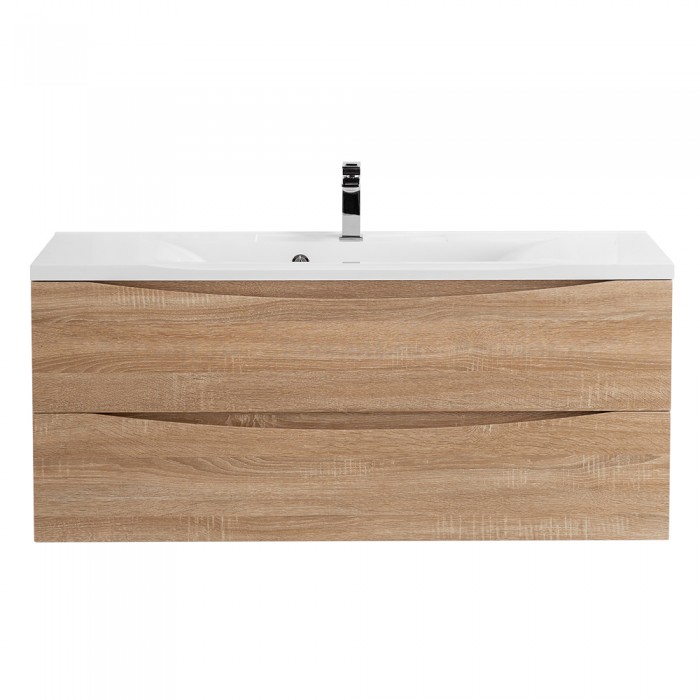 Тумба под раковину BelBagno Marino 120 MARINO-1200-2C-SO-WO-P подвесная Rovere Bianco