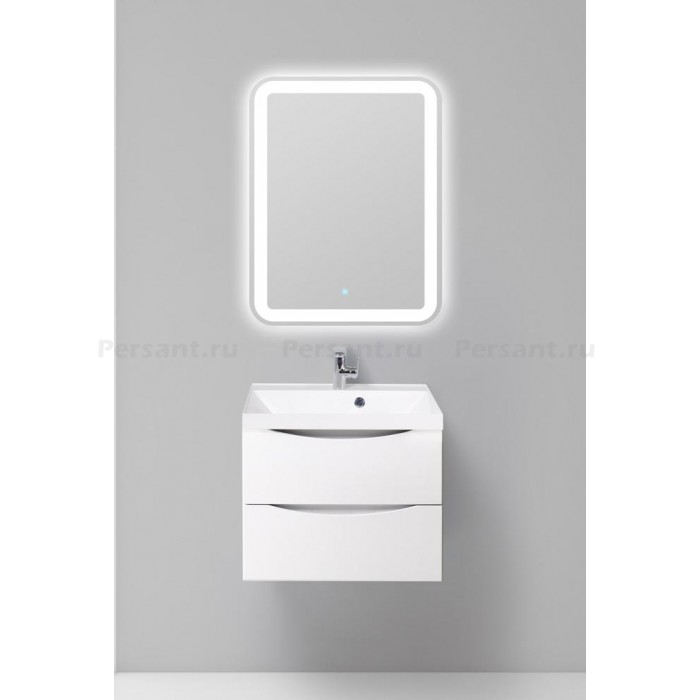Тумба под раковину BelBagno Marino 60 MARINO-600-2C-SO-BO-P подвесная Bianco Opaco