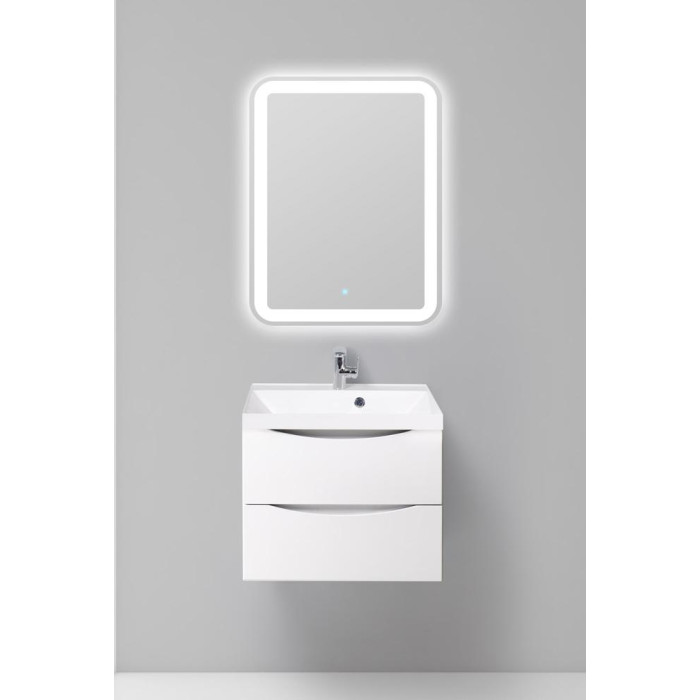 Тумба под раковину BelBagno Marino 60 MARINO-600-2C-SO-BO-P подвесная Bianco Opaco