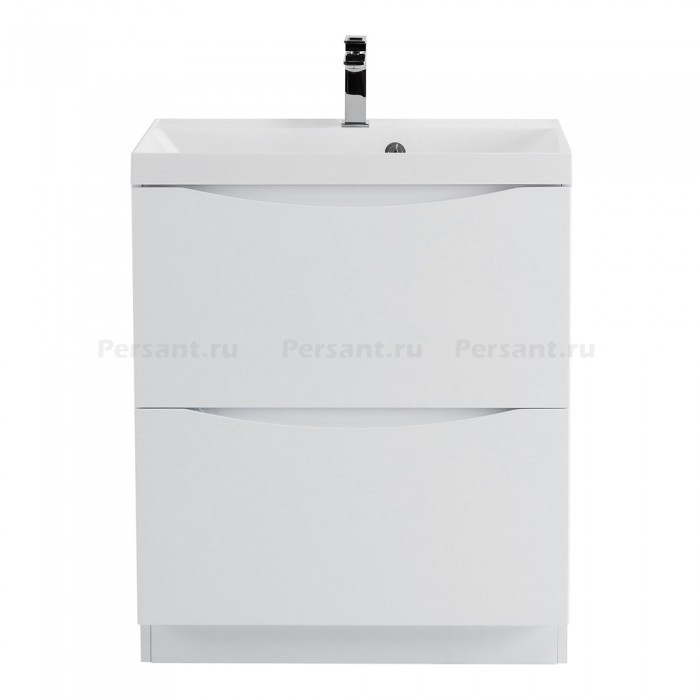 Тумба под раковину BelBagno Marino 70 MARINO-700-2C-PIA-BL-P Bianco Lucido