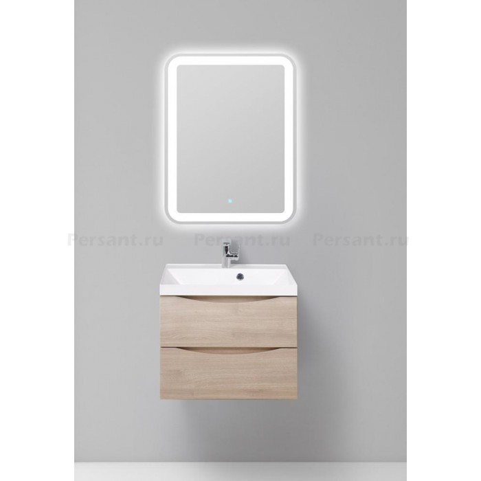 Тумба под раковину BelBagno Marino 70 MARINO-700-2C-SO-RG-P подвесная Rovere Grigio
