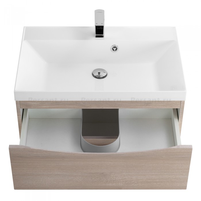 Тумба под раковину BelBagno Marino 70 MARINO-700-2C-SO-RG-P подвесная Rovere Grigio