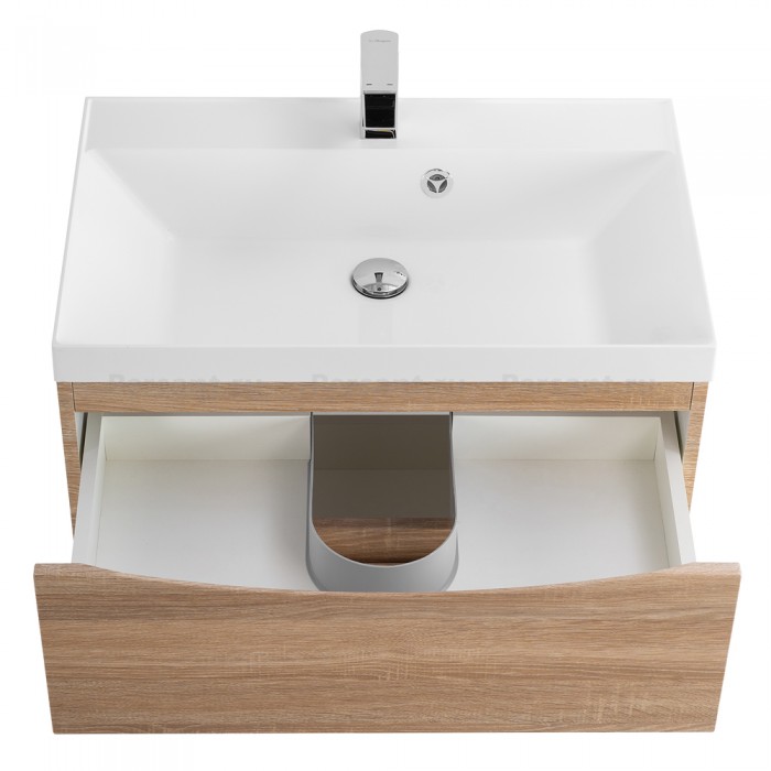 Тумба под раковину BelBagno Marino 60 MARINO-600-2C-SO-WO-P подвесная Rovere Bianco