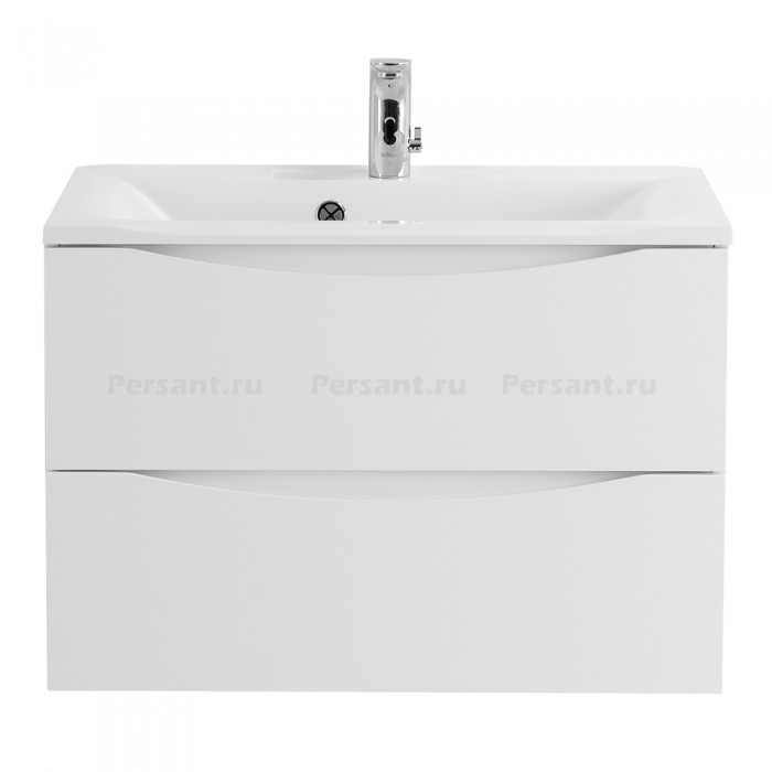 Тумба под раковину BelBagno Marino 75 MARINO-750-2C-SO-BL-P подвесная Bianco Lucido