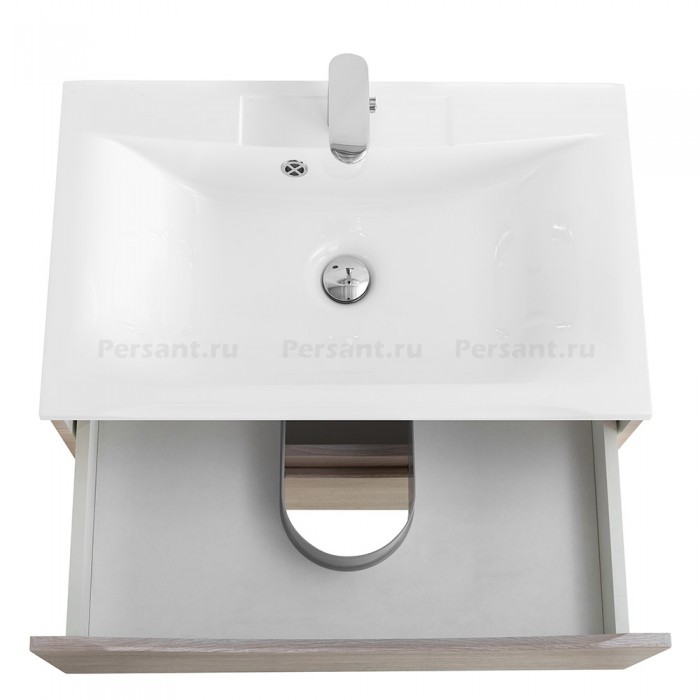 Тумба под раковину BelBagno Marino 65 MARINO-650-2C-SO-RG-P подвесная Rovere Grigio