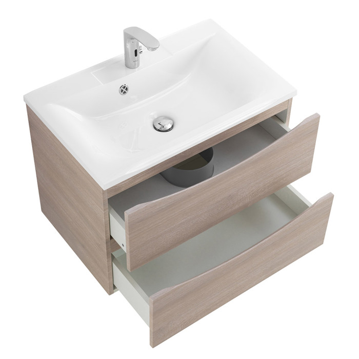 Раковина BelBagno Marino 75 (BB750/450-LV-MR-PR) из искусственного камня