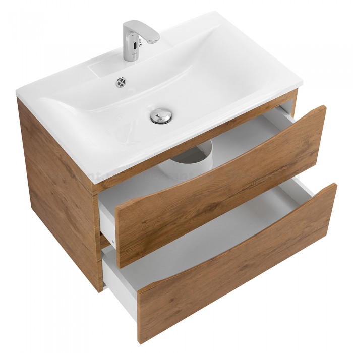 Тумба под раковину BelBagno Marino 65 MARINO-650-2C-SO-RN-P подвесная Rovere Nature