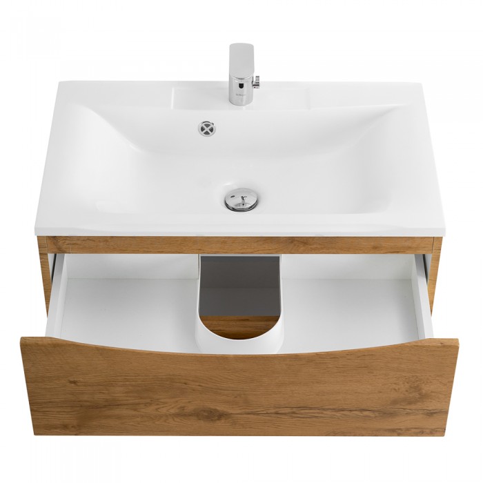 Тумба под раковину BelBagno Marino 65 MARINO-650-2C-SO-RN-P подвесная Rovere Nature