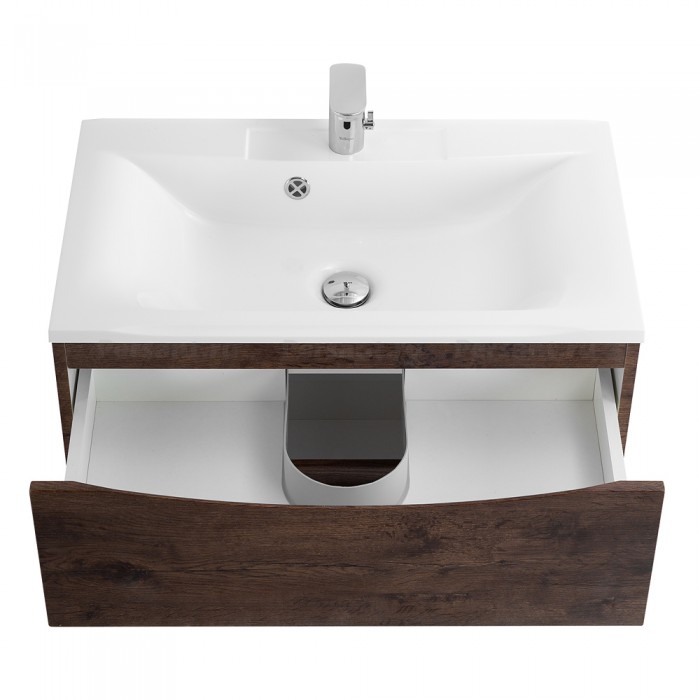 Тумба под раковину BelBagno Marino 65 MARINO-650-2C-SO-RW-P подвесная Rovere Moro