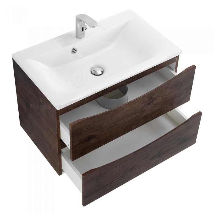 Тумба под раковину BelBagno Marino 65 MARINO-650-2C-SO-RW-P подвесная Rovere Moro