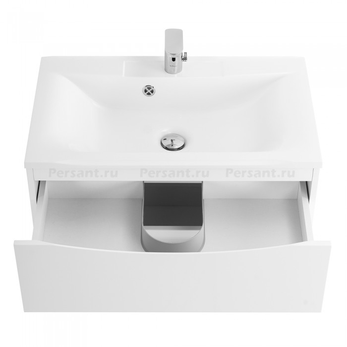Тумба под раковину BelBagno Marino 75 MARINO-750-2C-SO-BL-P подвесная Bianco Lucido