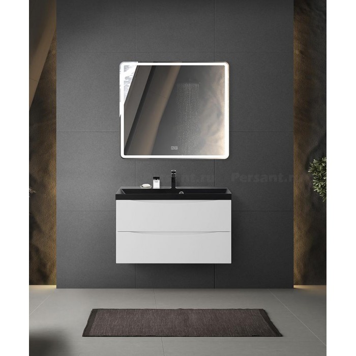 Тумба под раковину BelBagno Marino 90 MARINO-900-2C-SO-BL-P подвесная Bianco Lucido