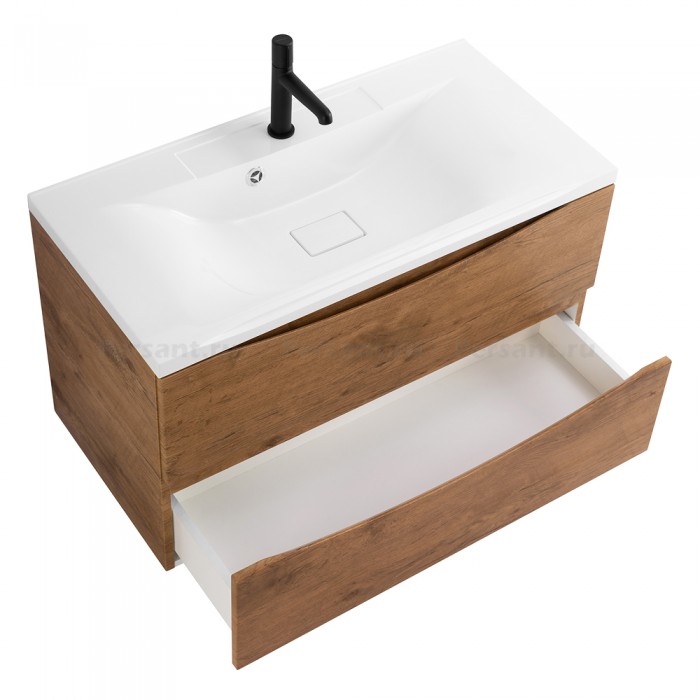 Тумба под раковину BelBagno Marino 80 MARINO-800-2C-SO-RN-P подвесная Rovere Nature