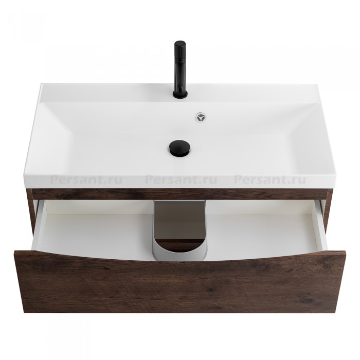 Тумба под раковину BelBagno Marino 90 MARINO-900-2C-SO-RW-P подвесная Rovere Moro