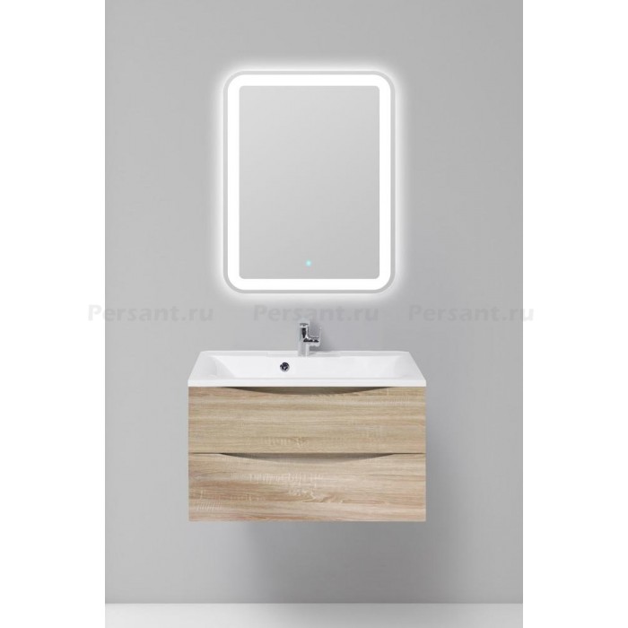 Тумба под раковину BelBagno Marino 90 MARINO-900-2C-SO-WO-P подвесная Rovere Bianco