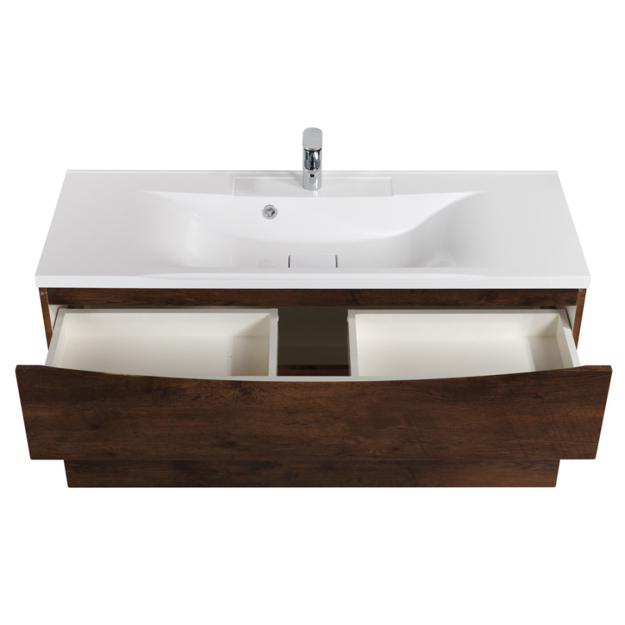 Тумба под раковину BelBagno Marino 110 MARINO-H60-1100-2C-SO-RW-P подвесная Rovere Moro