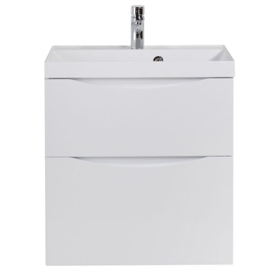 Тумба под раковину BelBagno Marino 60 MARINO-H60-600-2C-SO-BL-P подвесная Bianco Lucido