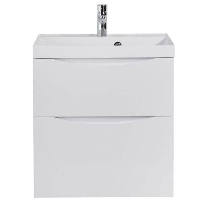 Тумба под раковину BelBagno Marino 60 MARINO-H60-600-2C-SO-BL-P подвесная Bianco Lucido