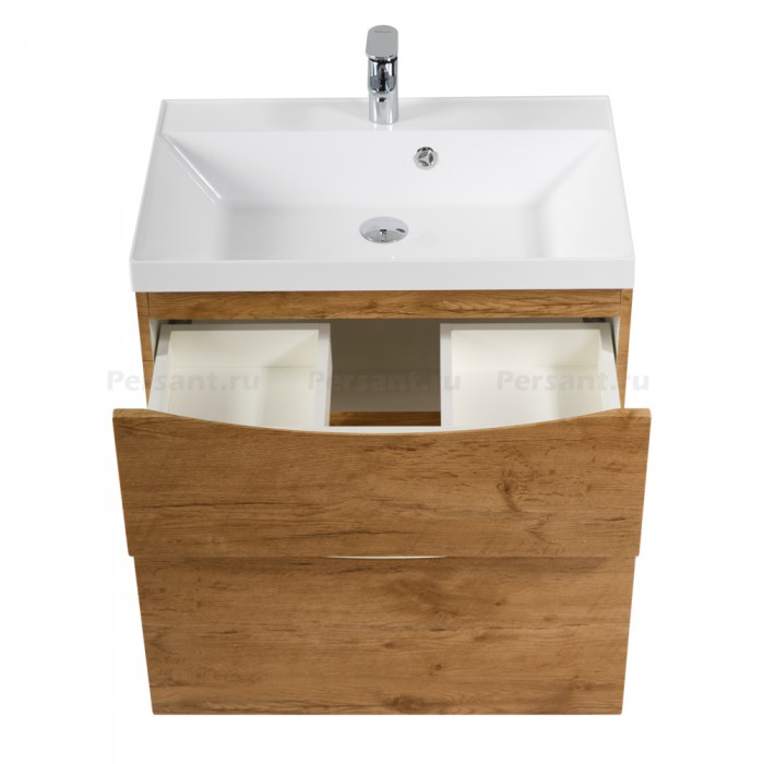 Тумба под раковину BelBagno Marino 60 MARINO-H60-600-2C-SO-RN-P подвесная Rovere Nature