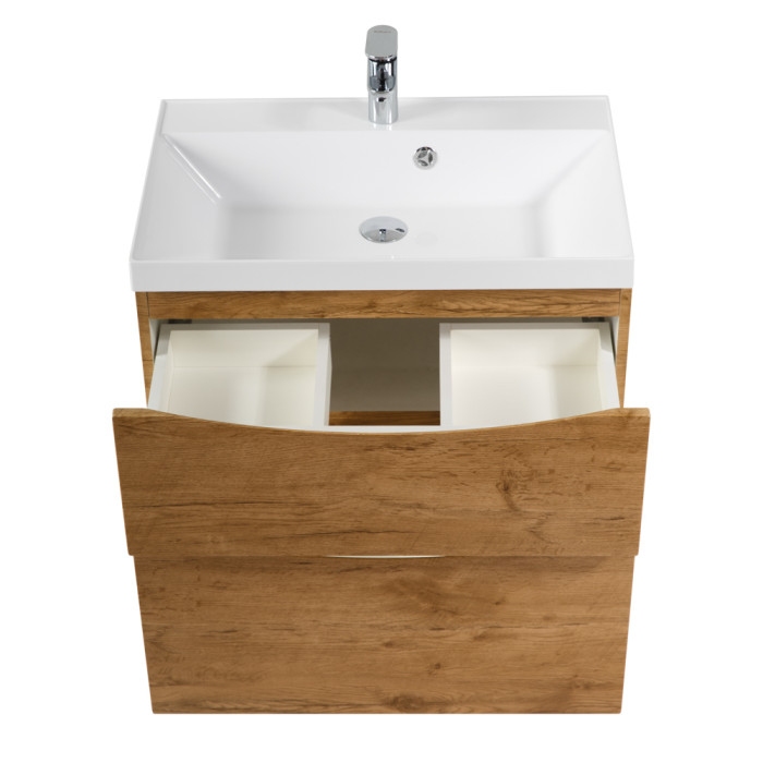 Тумба под раковину BelBagno Marino 60 MARINO-H60-600-2C-SO-RN-P подвесная Rovere Nature