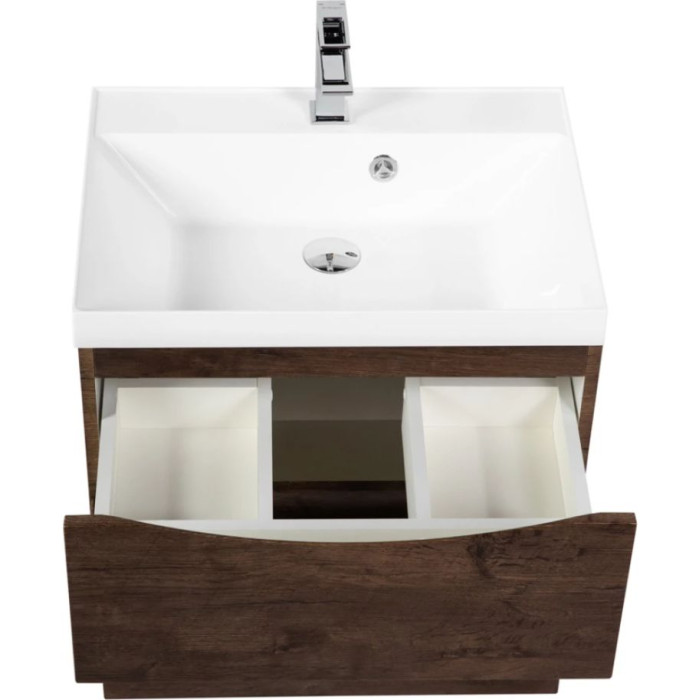 Тумба под раковину BelBagno Marino 60 MARINO-H60-600-2C-SO-RW-P подвесная Rovere Moro