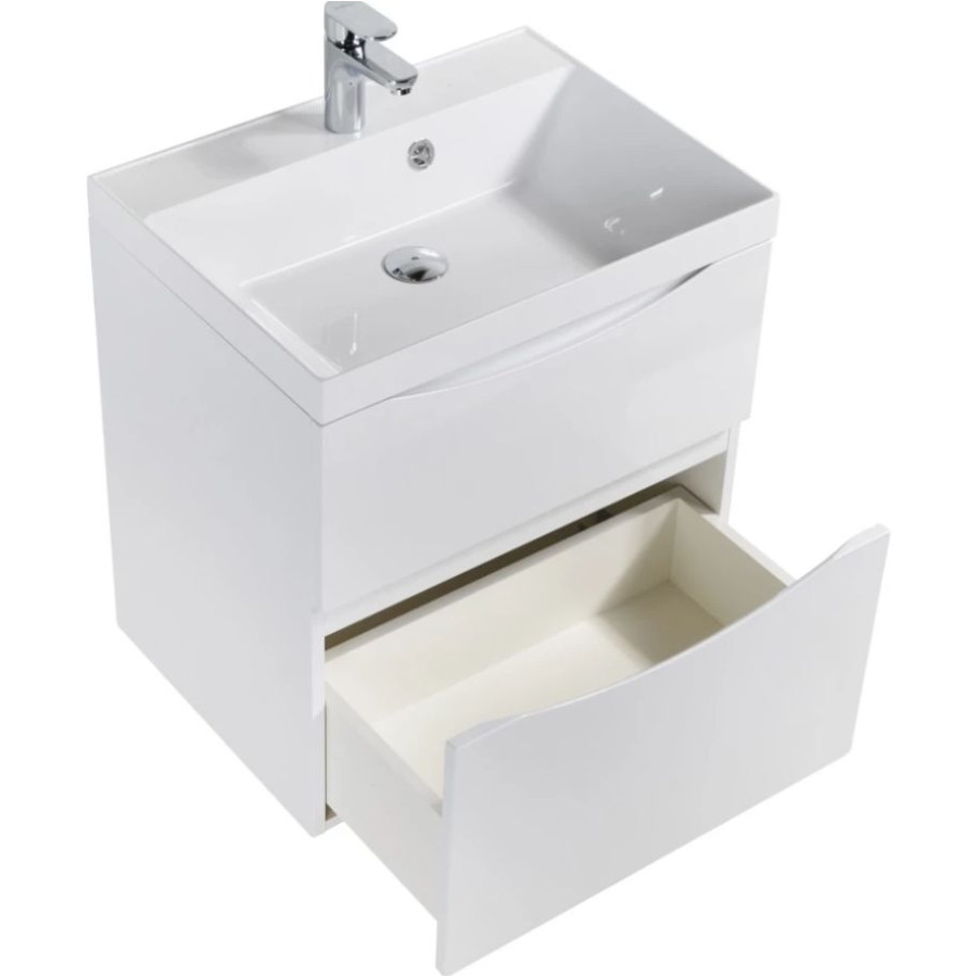 Тумба под раковину BelBagno Marino 70 MARINO-H60-700-2C-SO-BL-P подвесная Bianco Lucido