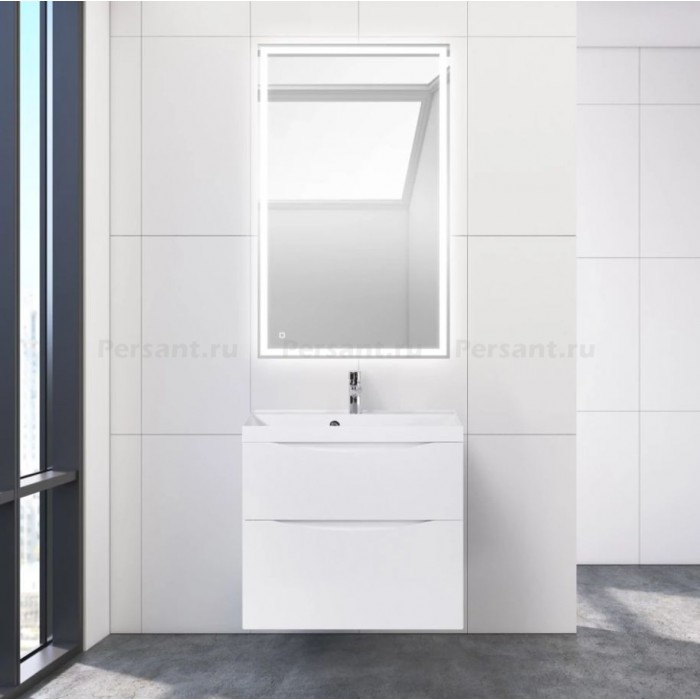 Тумба под раковину BelBagno Marino 70 MARINO-H60-700-2C-SO-BL-P подвесная Bianco Lucido