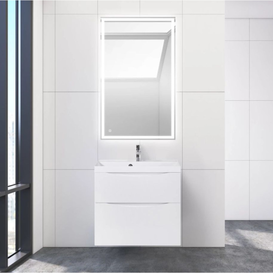 Тумба под раковину BelBagno Marino 70 MARINO-H60-700-2C-SO-BL-P подвесная Bianco Lucido