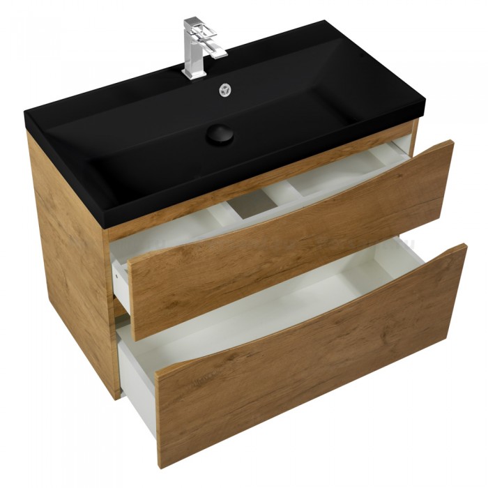 Тумба под раковину BelBagno Marino 110 MARINO-H60-1100-2C-SO-RN-P подвесная Rovere Nature