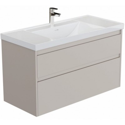 Тумба под раковину Aquanet Nova Lite 2.0 110 346328 бежевая