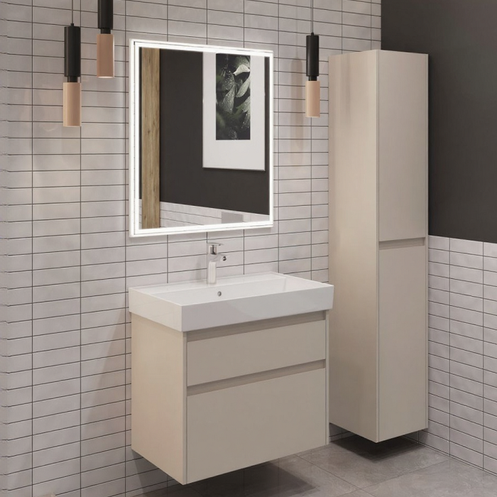 Тумба под раковину Aquanet Nova Lite 2.0 75 346323 бежевая