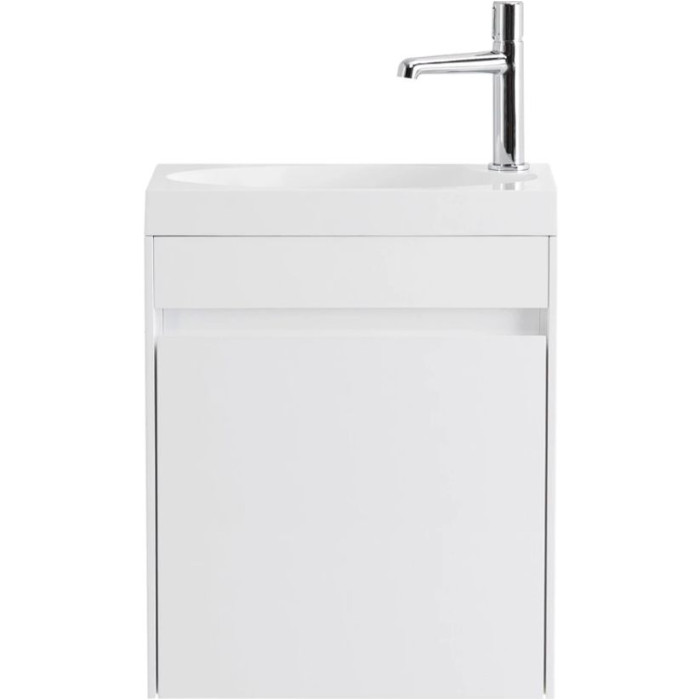 Тумба под раковину BelBagno Pietra Mini 46 PIETRA MINI-460-1A-SO-BL-L подвесная Bianco lucido