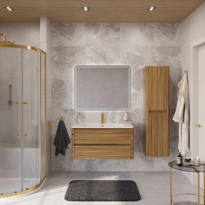 Тумба под раковину Cezares Relax 100 подвесная, дуб карамельный RELAX-1000-2C-SO-RC-P