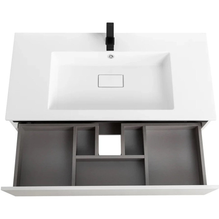 Тумба под раковину Cezares Slider 100 подвесная Bianco opaco SLIDER-1000-1C-SO-BO