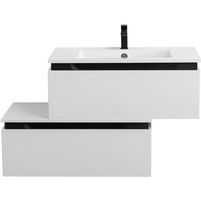 Тумба под раковину Cezares Slider 80 подвесная Bianco opaco SLIDER-800-1C-SO-BO
