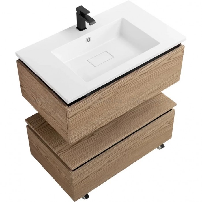 Тумба для комплекта Cezares Slider 80 дуб тангент SLIDER-800-1C-PI-RT-P