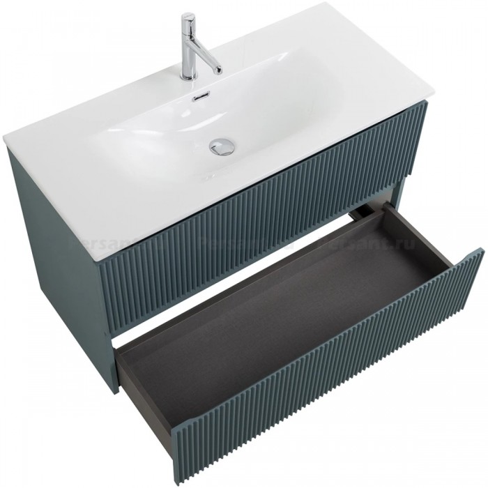 Тумба под раковину BelBagno Uno 120 UNO-1200-2C-SO-AO подвесная, голубая матовая