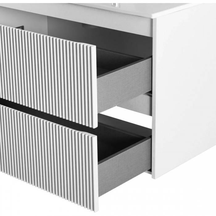 Тумба под раковину BelBagno Uno 120 UNO-1200-2C-SO-BO подвесная, белая матовая