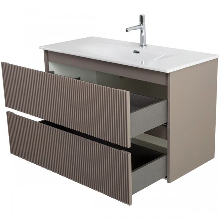 Тумба под раковину BelBagno Uno 120 UNO-1200-2C-SO-CO подвесная, бежевая матовая