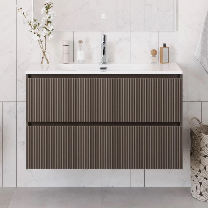 Тумба под раковину BelBagno Uno 120 UNO-1200-2C-SO-CO подвесная, бежевая матовая