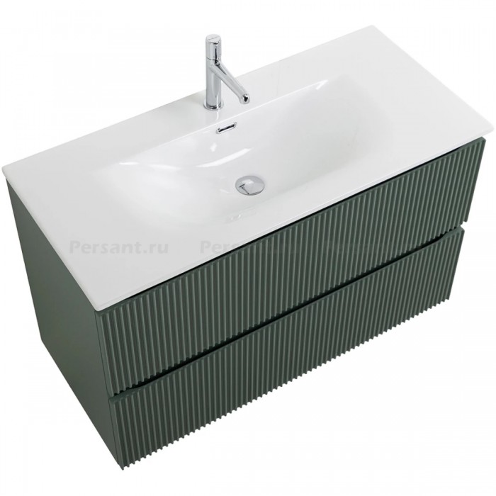 Тумба под раковину BelBagno Uno 120 UNO-1200-2C-SO-VO подвесная, зеленая матовая